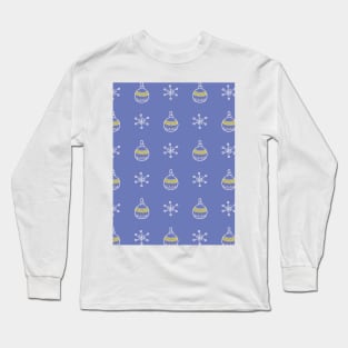 Winter holidays pattern Long Sleeve T-Shirt